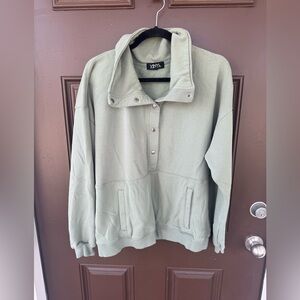 Vinyl Icons Pullover Quarter snap sweater sweatshirt